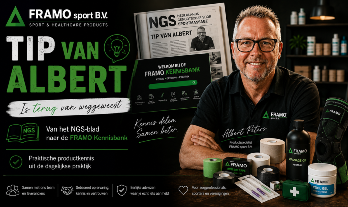 Tip van Albert kennisbankartikel van Albert Peters over de terugkeer van Tip van Albert bij FRAMO sport B.V.