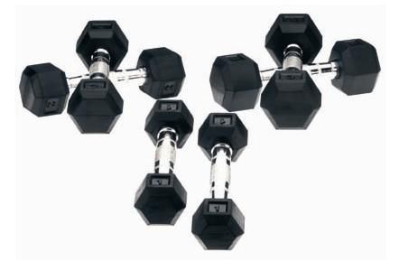 Muscle Power Hexa Dumbbell - Per Stuk - 8 kg