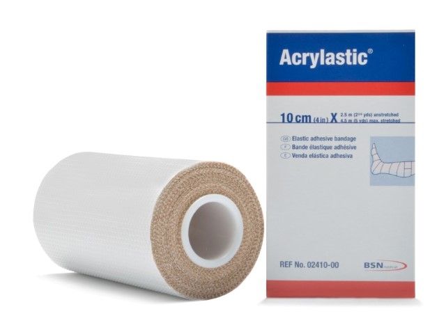 Acrylastic 10 cm x 4,5 meter per stuk verpakt