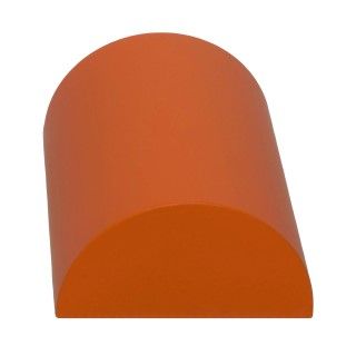 Enkelrol - knierol 27 x 17.5 x 9 cm antraciet coating Type II recht