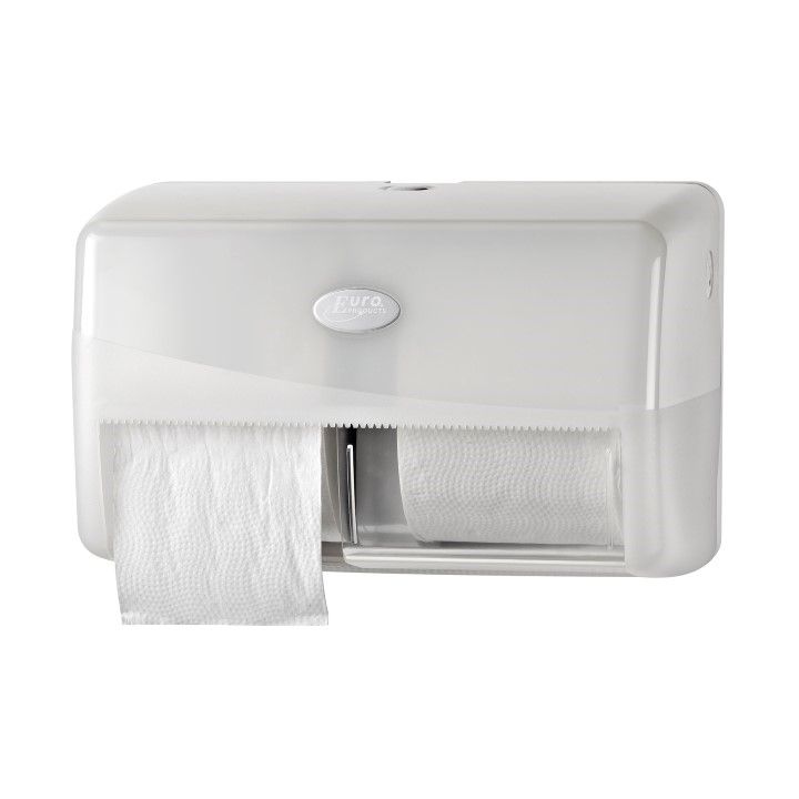 Pearl White duo toiletrolhouder - compact (P50440)