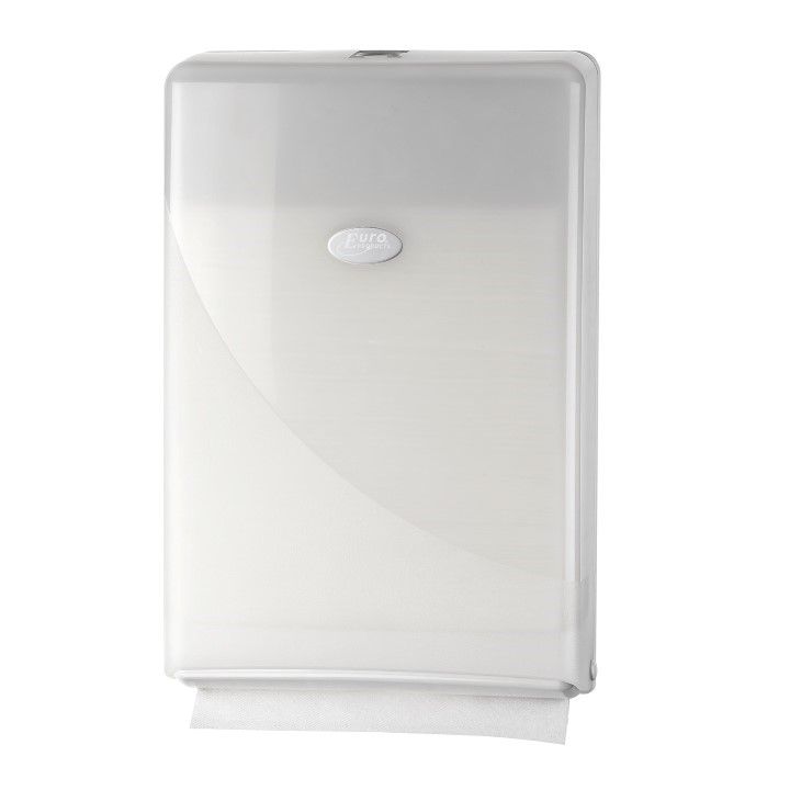 Pearl White handdoek dispenser - Minifold Slimfold (431153.1)