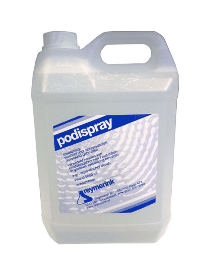 Podispray Neutraal vloeistof voor spraytechniek à 5000 ml