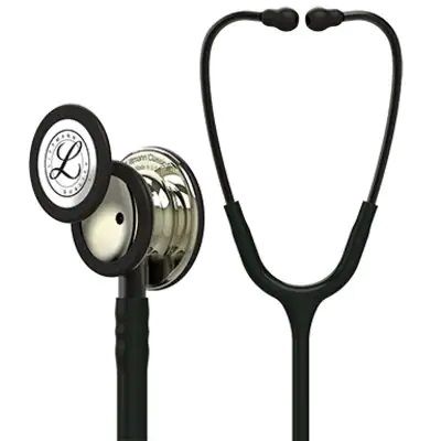 Littmann Classic III Stethoscoop 5620 Zwart, Bewerkt Roestvrij Staal