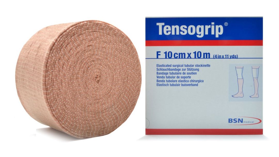 Tensogrip wit F - 10 cm x 10 meter Bovenbeen medium