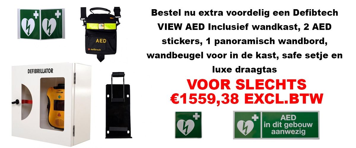 Defibtech Lifeline VIEW AED ACTIEPAKKET
