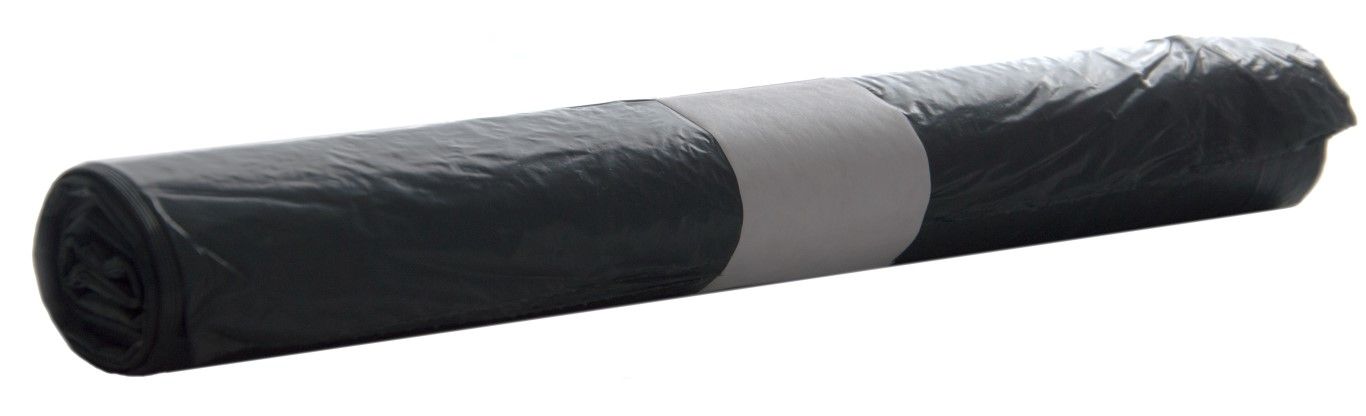 Afvalzak B 61 cm x L 80 cm grijs à 20 stuks, dikte 50 mµ
