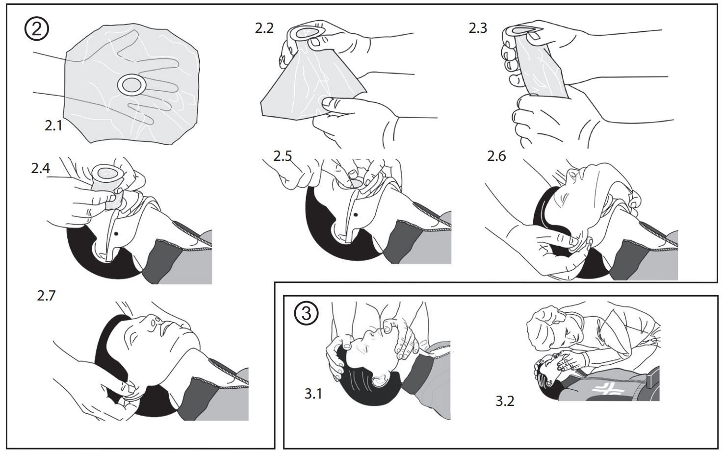 Ambu beademingsmasker - pocket face mask