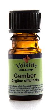 Gember olie Zingiber Officinalis aromatherapie 5 ml Volatile
