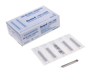 Blarenprikker - bloedlancet steriel