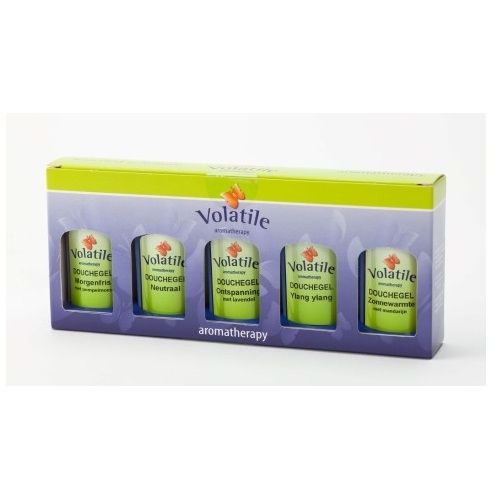 Volatile douchegel cadeauverpakking 5 x 30 ml mini flacons