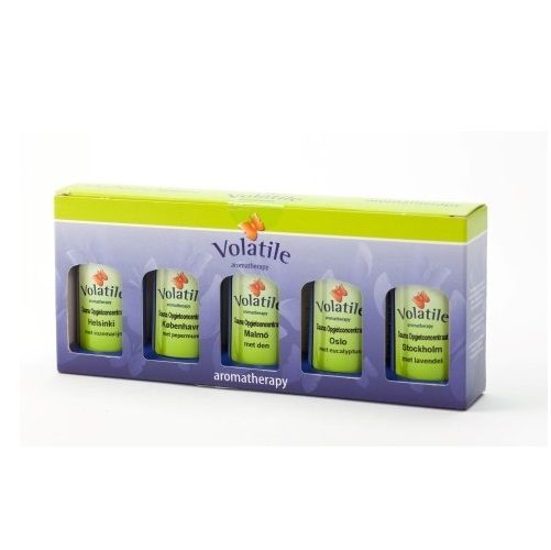 Volatile sauna opgietconcentraat cadeauverpakking 5 x 30 ml