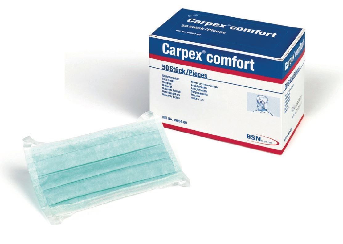 Carpex comfort disposable mondmasker à 50 stuks