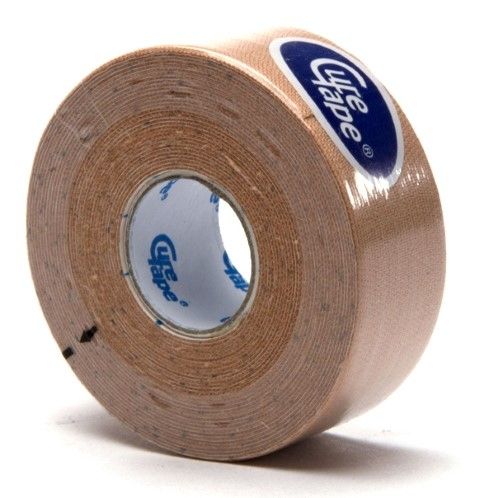 CureTape Classic 2,5 cm x 5 m Beige | Smalle Kinesiotape | FRAMO