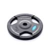 Halterschijf 25 kg rubber zwart - 50 mm per stuk