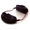 Tube loop cuff ring, met velco sluitingen rood