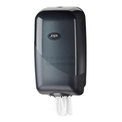 Pearl Black mini poetsrol dispenser (215005)