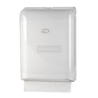 Pearl White handdoek dispenser - Interfold (215017)