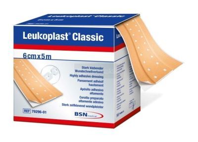 Leukoplast classic sterk klevende wondpleister 6 cm x 5 meter