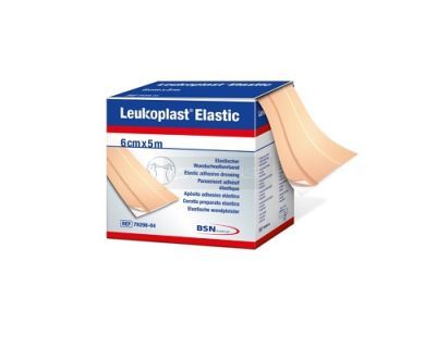 Leukoplast elastische wondpleister 6 cm x 5 meter