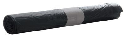 Afvalzak B 61 cm x L 80 cm à 20 stuks, dikte 23 mµ grijs