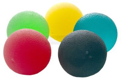 Squeezebal - stressbal - knijpbal 50 mm - verkrijgbaar in 5 sterktes