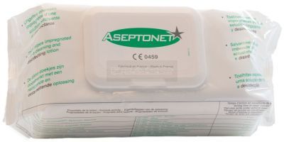 Aseptonet desinfectie doekjes 18 cm x 20 cm THT 08-2026
