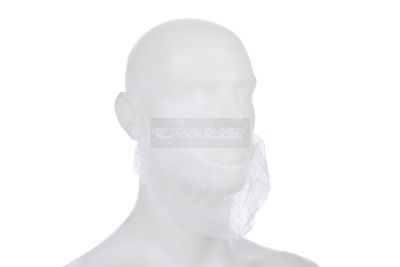 Disposable baardmasker doos à 100 stuks wit