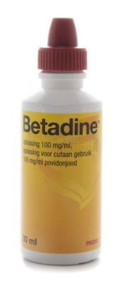 Betadine jodium oplossing 100 mg/ ml povidonjood 30 ml