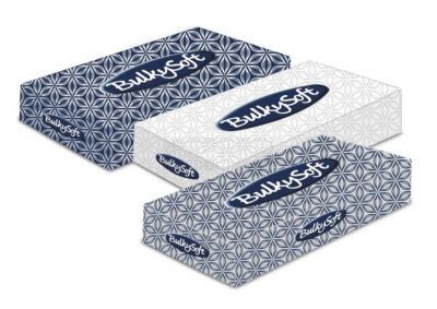 BulkySoft facial tissues à 100 stuks 2-laags