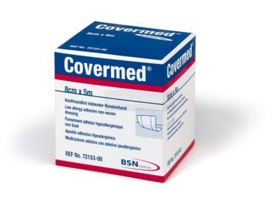 Leukoplast soft - CoverMed huidvriendelijke wondpleister 8 cm x 5 meter