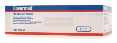 Leukoplast soft - CoverMed huidvriendelijke wondpleisterstrips 19 mm x 72 mm à 100 stuks