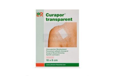 Curapor transparante eilandpleister steriel 10 cm x 8 cm à 5 stuks
