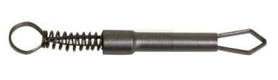 Tekenpincet 9 cm met drukveer - RVS uitvoering