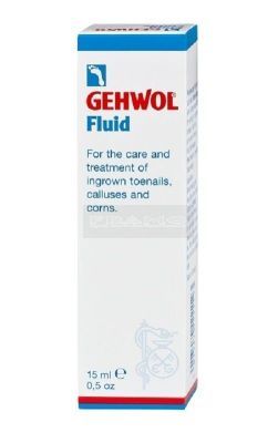 Gehwol fluid voor behandeling ingegroeide nagels, eelt, likdoorns flacon à 15 ml