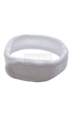 Pluche verstelbare hoofdband - haarband met klittenbandsluiting 68 cm
