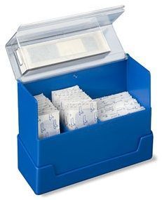 Hekaplast HACCP pleisterdispenser assorti gevuld blauw à 90 stuks