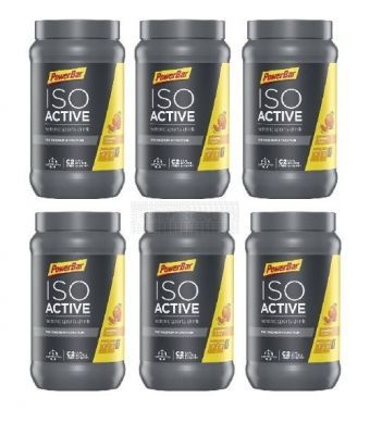 PowerBar IsoActive sportdrank orange 6 x 600 gram