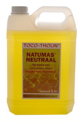 Toco Tholin Natumas neutraal massage olie can à 5 liter