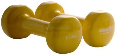 MamboMax vinyl dumbbells - 1,5 kg - per paar - rood