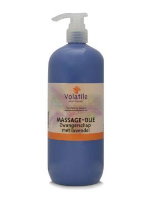 Volatile zwangerschapsmassage olie met lavendel en calendula 1000 ml