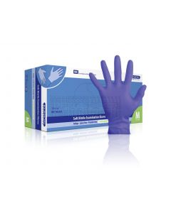 Klinion Nitrile handschoen paars à 150 stuks poedervrij