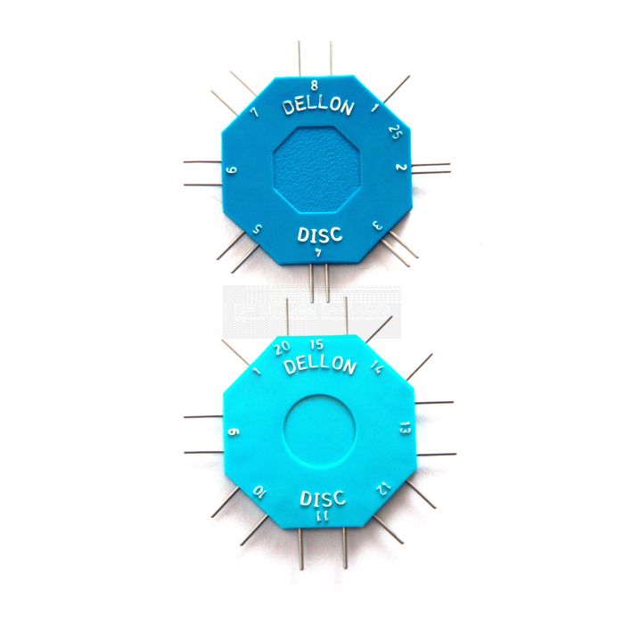 Dellon tweepunts disk - criminator set à 2 stuks