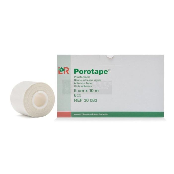 PoroTape sporttape 5 cm x 10 meter doos à 6 stuks