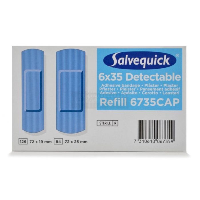Salvequick 6735 navulling detectable 6 x 35 stuks