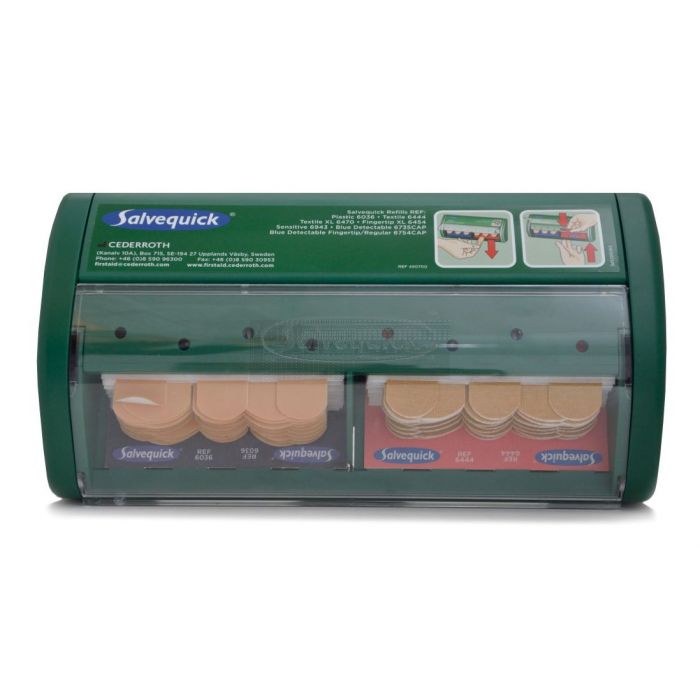 Salvequick Pleisterautomaat 490700 – Gevuld met 85 Pleisters (Plastic & Textiel)