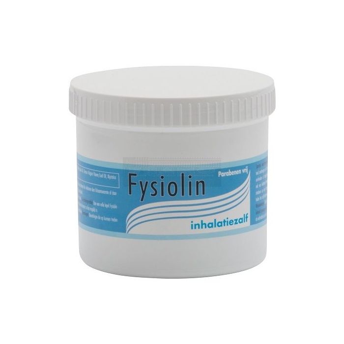 Fysiolin inhalatiezalf 500 ml, parabenen vrij