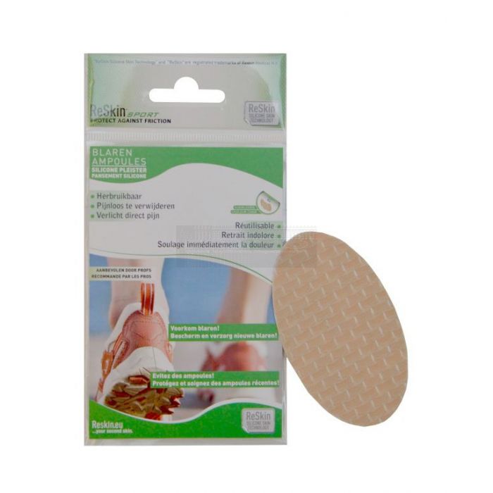 ReSkin Sport blister patch ovaal 8 cm x 4,8 cm à 5 stuks verpakking