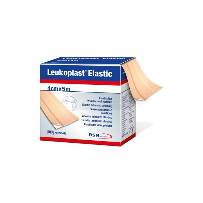 Leukoplast elastische wondpleister 4 cm x 5 meter