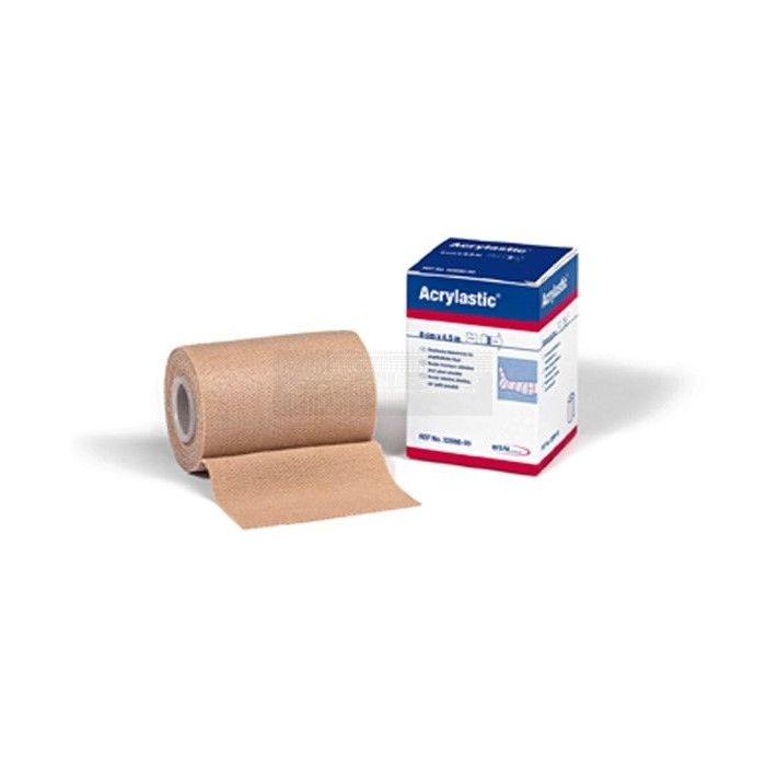 Acrylastic latexvrij 8 cm x 4,5 meter per stuk verpakt